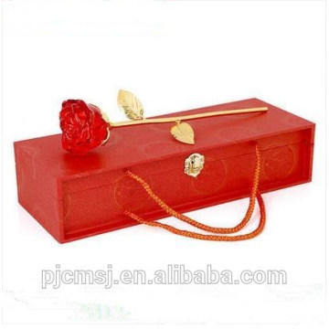 Valentine's day gift red Crystal rose